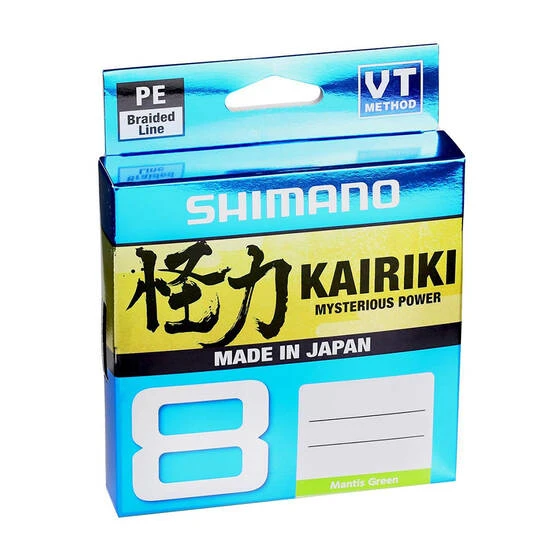 Shimano Kairiki 8 Braid Line Green 150m 3 Shimano Kairiki 8 Braid Line Green 150m