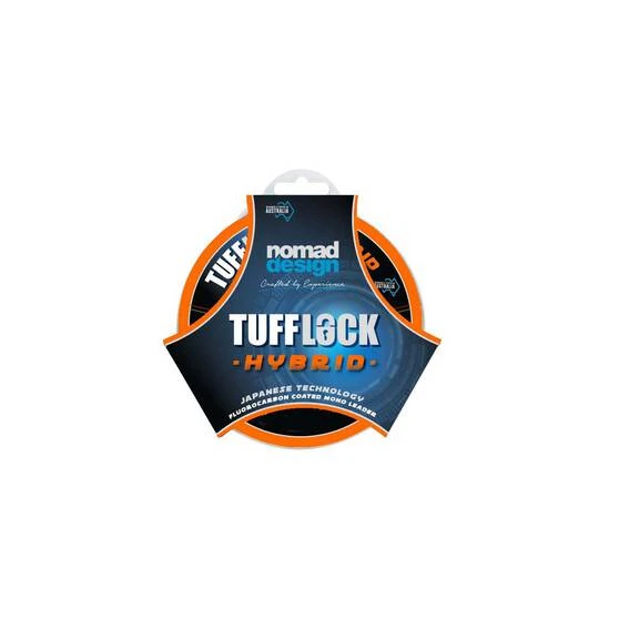 Nomad Tufflock Hybrid Fluorocarbon Coated Mono 100m Leader Line 3 Nomad Tufflock Hybrid Fluorocarbon Coated Mono 100m Leader Line