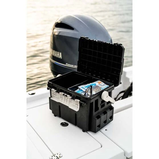 Meiho Bucket Mouth 5000 Tackle Box Black 4 Meiho Bucket Mouth 5000 Tackle Box Black - Image 2